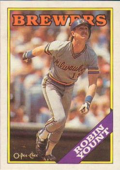 1988 O-Pee-Chee Baseball Cards 165     Robin Yount